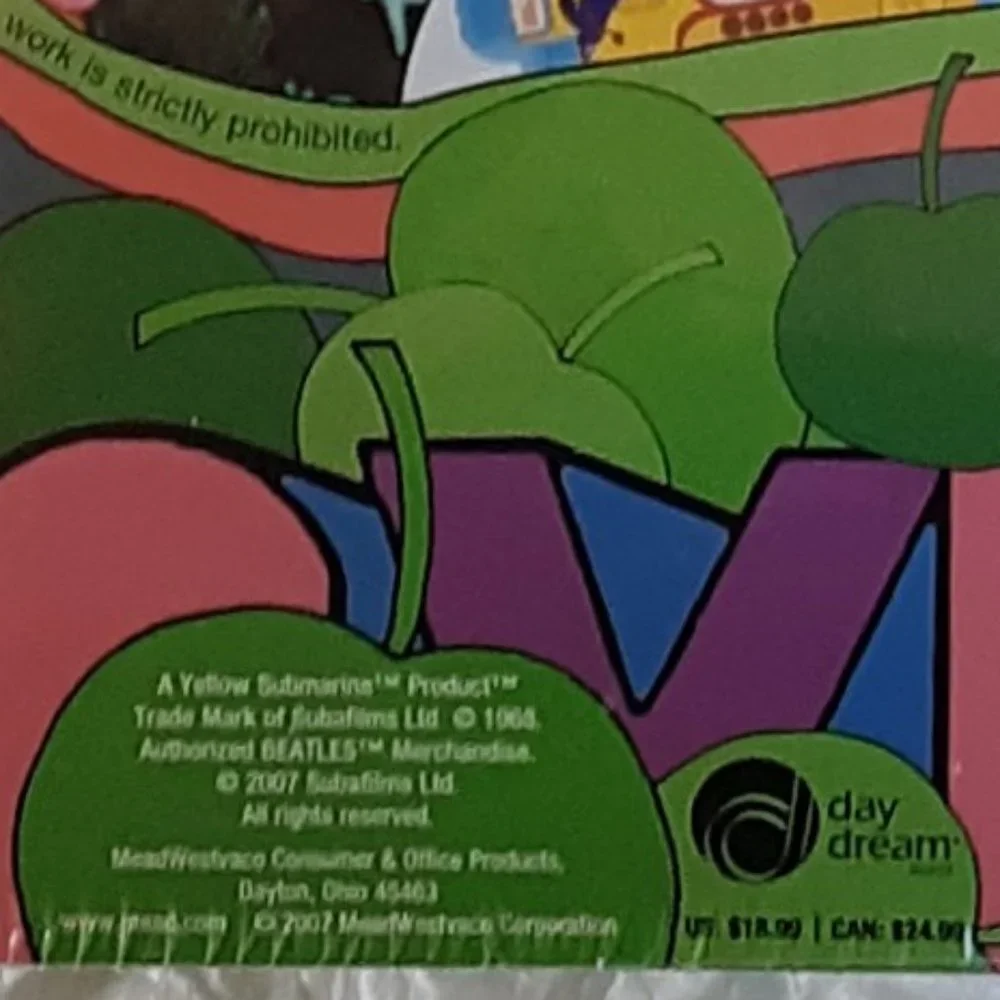 Beatles Calendar Yellow Submarine Collectible Brand New Sealed 2008